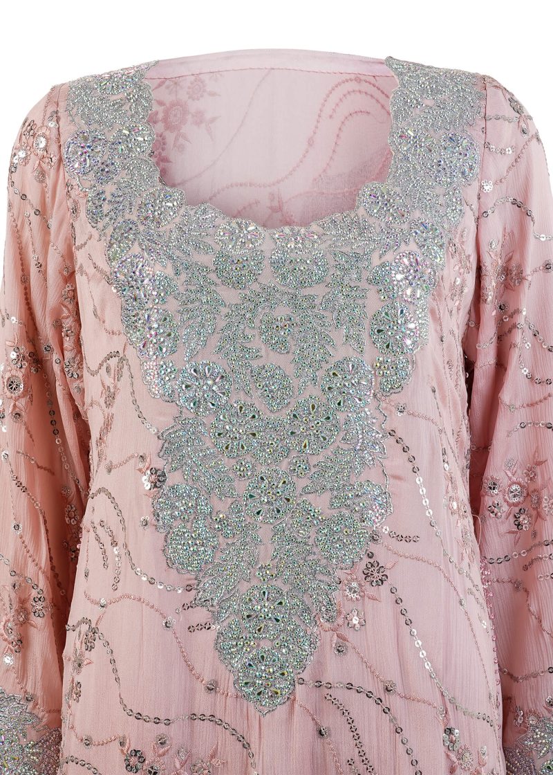 Gul Ahmed | Pink | Unstitched | Daily wear | Kurti | 1 pc set - Image 2