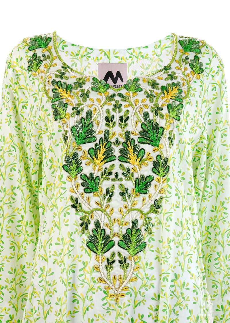 Arabic Jalabiya | Off White | Stitched | Festival wear | Jalabiya Style |1 pc set - Image 2