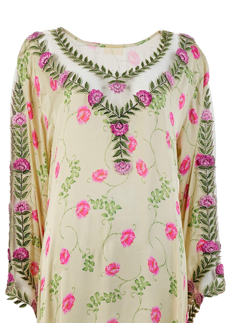Arabic Jalabiya | Yellow | Stitched | Daily Wear | Jalabiya Style | 1 PC Set - Image 3