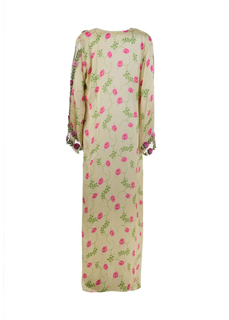 Arabic Jalabiya | Yellow | Stitched | Daily Wear | Jalabiya Style | 1 PC Set - Image 4