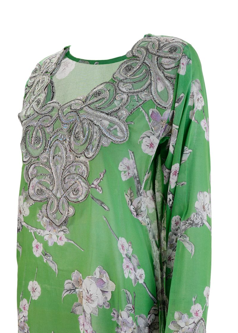 Arabic Jalabiya | Green | Stitched | Daily wear | Jalabiya Style | 1 pc set - Image 3