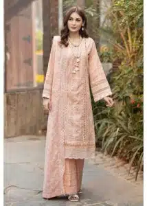Adan Libas | Light Peach | Stitched | Daily wear | Kurta Set | 3 pc set.