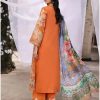 Kahf | Orange | Semi Stitched | Daily Wear | kurta set | 3 pc set - Image 2