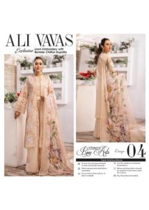 Ali Vavas | Beige | Stitched | Festival Wear | kurta set | 3 pc set