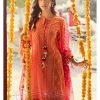 Gul Ahmed Ideas Lawn | Orange | Unstitched | Party wear | Printed Lawn Dupata | CL42036B - Image 4