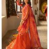 Gul Ahmed Ideas Lawn | Orange | Unstitched | Party wear | Printed Lawn Dupata | CL42036B - Image 5