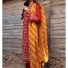 Gul Ahmed Ideas Lawn | Maroon | Unstitched | Party wear | Printed Lawn Dupata | CL42061A - Image 3
