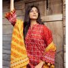 Gul Ahmed Ideas Lawn | Maroon | Unstitched | Party wear | Printed Lawn Dupata | CL42061A - Image 5