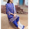 Gul Ahmed Ideas Lawn | Royal Blue | Unstitched | Party wear | Printed Lawn Dupata | CL42062A - Image 4