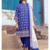 Gul Ahmed Ideas Lawn | Royal Blue | Unstitched | Party wear | Printed Lawn Dupata | CL42062A - Image 6