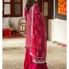 Gul Ahmed Ideas Lawn | Fushia Pink | Unstitched | Party wear | Printed Lawn Dupata | CL42008B - Image 4