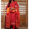 Gul Ahmed Ideas Lawn | Red | Unstitched | Party wear | Printed Lawn Dupata | CL42004A - Image 5