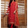 Gul Ahmed Ideas Lawn | Red | Unstitched | Party wear | Printed Lawn Dupata | CL42004A - Image 3