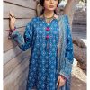 Gul Ahmed Ideas Lawn | Blue | Unstitched | Party wear | Printed Lawn Dupata | CL42003A - Image 2