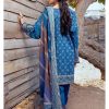 Gul Ahmed Ideas Lawn | Blue | Unstitched | Party wear | Printed Lawn Dupata | CL42003A - Image 5