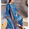 Gul Ahmed Ideas Lawn | Blue | Unstitched | Party wear | Printed Lawn Dupata | CL42003A