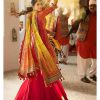 Gul Ahmed Ideas Lawn | Carrot Red | Unstitched | Party wear | Printed Lawn Dupata | CL42042B - Image 2