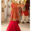 Gul Ahmed Ideas Lawn | Carrot Red | Unstitched | Party wear | Printed Lawn Dupata | CL42042B - Image 4