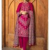 Gul Ahmed Ideas Lawn | Carrot Pink | Unstitched | Party wear | Printed Lawn Dupata | BN001 - Image 2