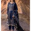 Gul Ahmed Ideas Lawn | Navy Blue | Unstitched | Party wear | Printed Lawn Dupata | BM42006 - Image 2