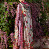 Hussain Rehar Luxury Lawn | Lavender | Unstitched | Feastive | Silk Dupatta | AYZEL - Image 4
