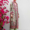 Hussain Rehar Luxury Lawn | Mint Green | Unstitched | Feastive | Silk Dupatta | EIRA