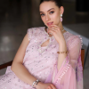 Noor By Saadia Luxe Chikankari Lawn | Baby Pink | Unstitched | Party Wear | Chiffon Dupatta | 11A - Image 3