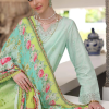 Noor By Saadia Luxe Chikankari Lawn | Neon Green | Unstitched | Party Wear | Chiffon Dupatta | 5A - Image 4