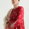 Zara Shahjahan Lawn | Rani Pink | Unstitched | Wedding wear | embroidered Organza Dupatta | MYRA-14A - Image 2