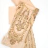 Pakistani | Beige | Unstitched | Festival Wear | Kurta Set | 3 pc Set - Image 4