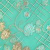 Maysarah Studio | Firozi | Unstitched | Festival Wear | Kurta Set | 3 pc Set - Image 2