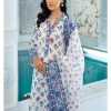 Gul Ahmed | White | Unstitched | Daily wear | Kurta Dupatta Trouser | 3 pc set - Image 2