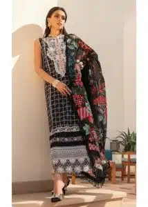 Mushq | Black | Unstitched | Festival Wear | Kurta Set | 3 pc Set