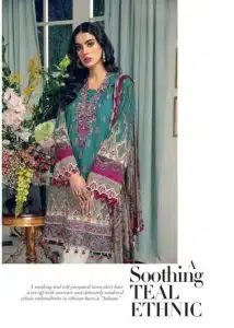 Annaya | Green | Unstitched | Festival Wear | kurta set | 3 pc set