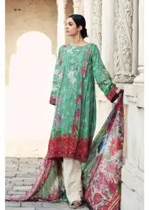 Gul Ahmed | Green | Unstitched | Daily wear | Kurti Dupatta | 2 pc set