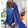 Gul Ahmed | Blue | Unstitched | Daily wear | Kurta Dupatta Trouser | 3 pc set - Image 4