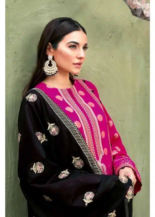 Gul Ahmed | Pink | Unstitched | Daily wear | Kurta Dupatta Trouser | 3 pc set