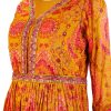 Maysarah Studio | Mustard | Semi Stitched | Wedding wear | Bridal Gown | 1 pc set - Image 3