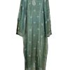 Maysarah Lucknowi | Green | Semi stitched | Festival wear | Kurta Dupatta Style | 2 pc set - Image 4