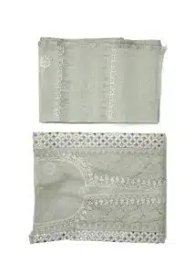 Maysarah Lucknowi | Sea Green | Semi stitched | Festival wear | Kurta Dupatta Style | 2 pc set