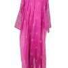 Maysarah Lucknowi | Hot Pink | Semi stitched | Festival wear | Kurta Dupatta Style | 2 pc set - Image 4