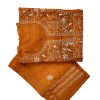 Maysarah Lucknowi | Mustard | Semi stitched | Festival wear | Kurta Dupatta Style | 2 pc set - Image 2