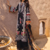 Annus Abrar Neroli Luxury Lawn | Turquoise | Unstitched | Party wear | Digitally Printed Chiffon dupatta | Riba 05 - Image 3