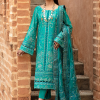Gulaal Luxury Lawn | Pine Green | Unstitched | Party wear | Chiffon Dupatta embroidered | CIANA GL-LL-24V1-08