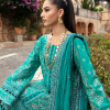 Gulaal Luxury Lawn | Pine Green | Unstitched | Party wear | Chiffon Dupatta embroidered | CIANA GL-LL-24V1-08 - Image 3
