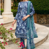 Gulaal Luxury Lawn | Purple | Unstitched | Party wear | Chiffon Dupatta embroidered | OLVERA GL-L-24V2-07