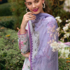 Gulaal Luxury Lawn | Grey | Unstitched | Party wear | Chiffon Dupatta embroidered | VIOLETTE GL-L-24V2-03 - Image 3