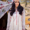 Mahiymaan Luxury Lawn | Cream | Unstitched | Party wear | Digital printed silk dupatta | Pristine Flair M-03 - Image 2