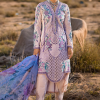 Mahiymaan Luxury Lawn | Light Purple | Unstitched | Party wear | Digital printed silk dupatta | Lavender Mist M-06 - Image 4