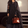 Mahiymaan Luxury Lawn | Black | Unstitched | Party wear | Digital printed silk dupatta | Midnight Majesty M-10
